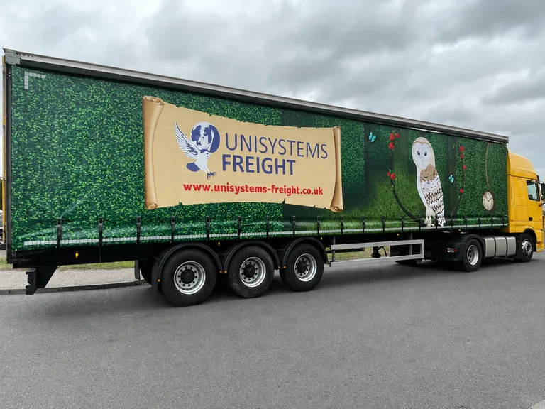 Branded Unisystems Freight curtainside trailer